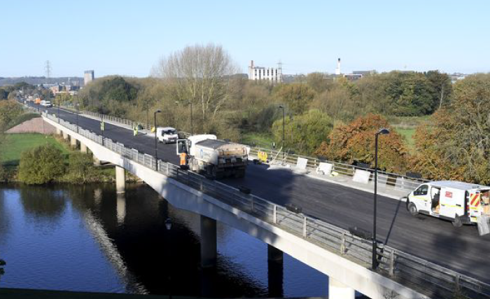 St Peter's Bridge has re-opened almost 3 weeks ahead of schedule