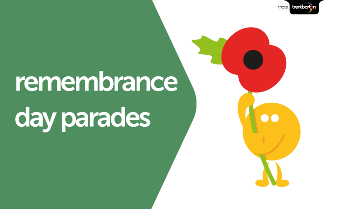 parades will take place across trentbartonland on Sunday 12 November