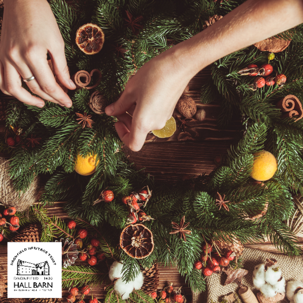 Wreath Making at Dronfield Hall Barn
