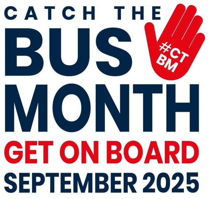 Join us in celebrating #catchthebusmonth