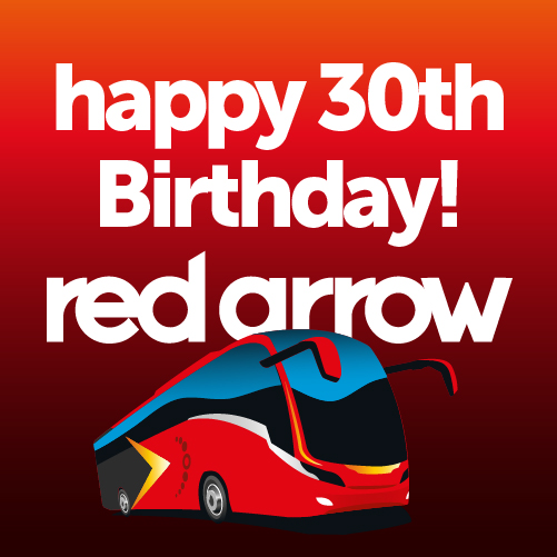 red arrow turns 30!