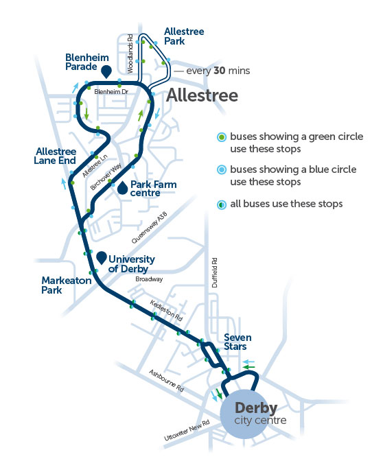 Allestree Map 