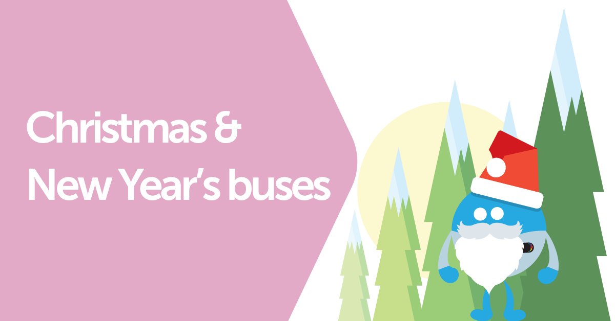 buses on Christmas Eve, Boxing Day and New Year's Eve - plus all the bits in between