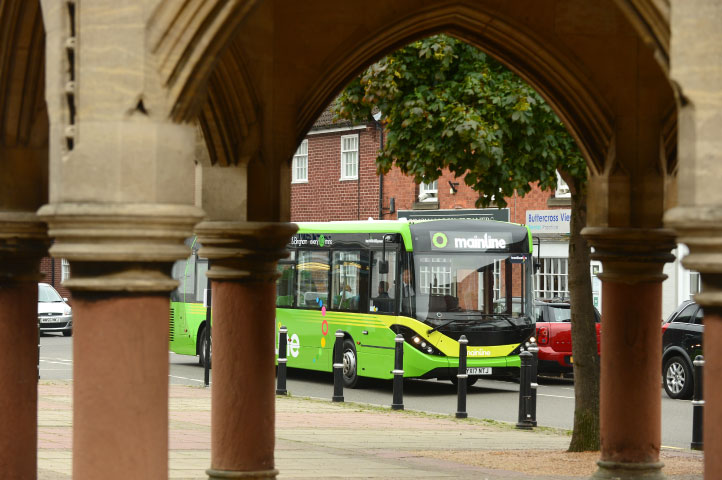 the new mainline buses will serve Bingham, Radcliffe, West Bridgford & Nottingham